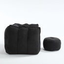 Soft Chenille Bean Bag Chair With High Resilient Foam