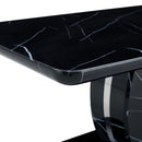 Modern Minimalist Pattern Sticker Rectangular Coffee Table With Elegant Design And Moderate Size