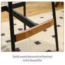 Modern Bar Stools Comfortable & Stylish, Soft Fabric Upholstered, Backless (Set of 2)