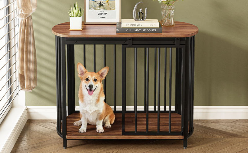 Furniture Style Dog Crate For Small And Medium Dogs