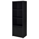 Winfield - 3-Sheld Media Tower Entertainment Pier - Black