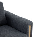 Harmonia - Classic Fabric Upholstered Armchair With Rubber Wood Frame