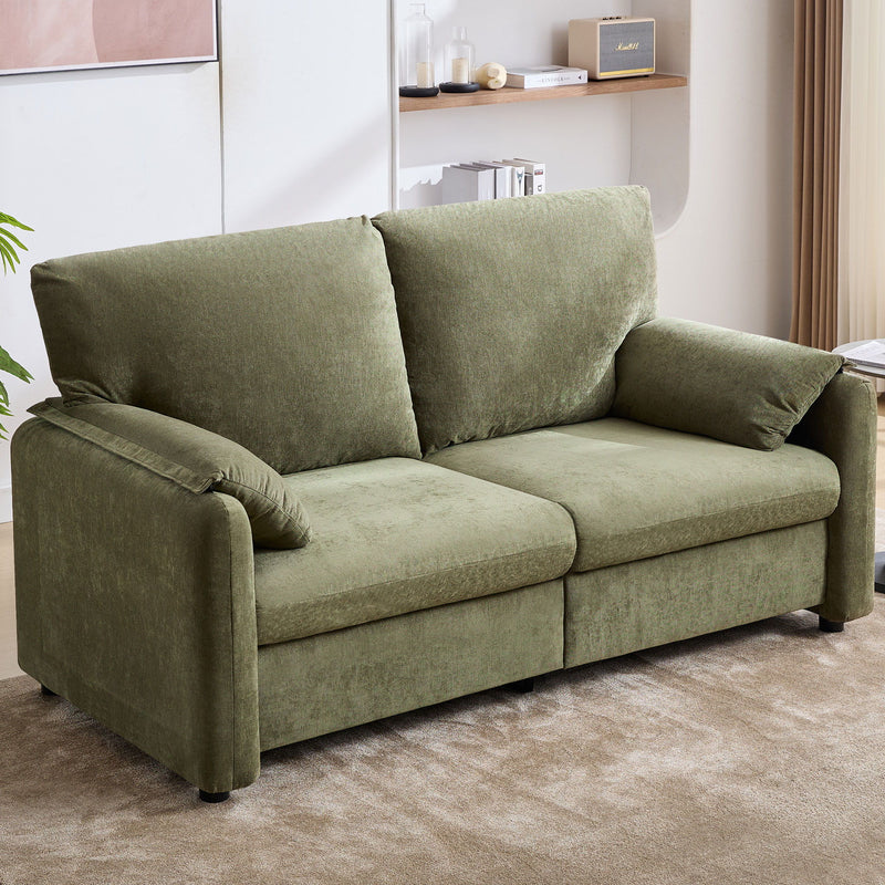 Modern Minimalist Down Filled Sofa