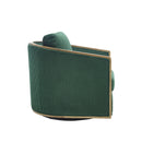 Corduroy Barrel Chair, 360 Degree Swivel