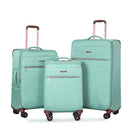 4 Piece Set, Softshell Suitcase Spinner Wheels Terylene Luggage Sets