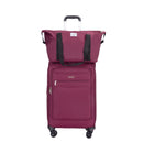 3 Piece Luggage Sets, Softshell Suitcase Spinner Wheels