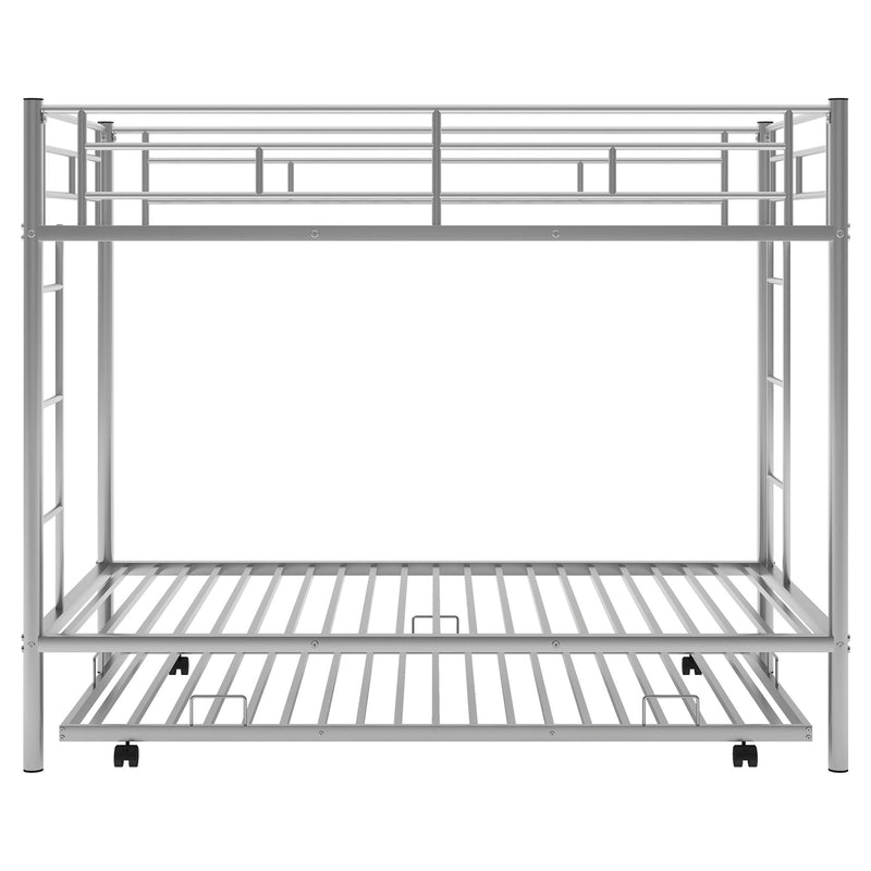 Twin Over Twin Bunk Bed With Trundle