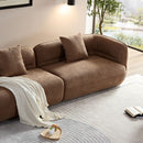 Sectional Sofa With Durable Fabric, Solid Wood Frame, And High Density Sponge Fill