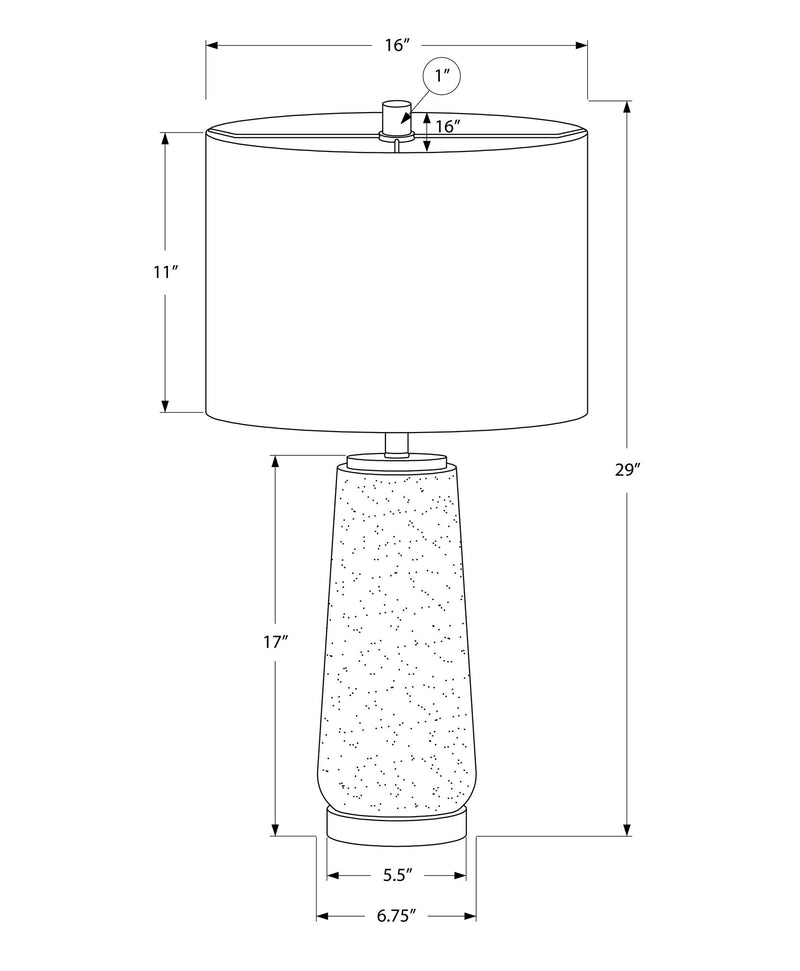 Lighting, Table Lamp, Resin, Modern - Gray