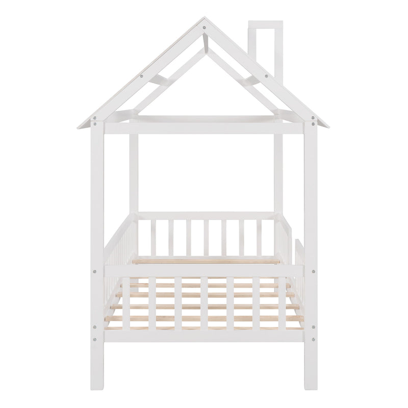 House Bed With Fence