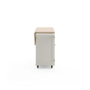 Blanche - Kitchen Cart - Rubber Wood Top