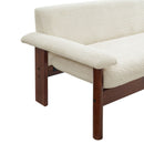 Loveseat Sofa 2 Seater Couch With Armrest Pillows