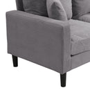 Modern Upholstered Loveseat Sofa, High Resilience