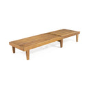 Nadine - Stylish Chaise Lounge Chair - Teak