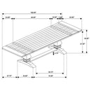 Florence - 126" Extension Dining Table Set