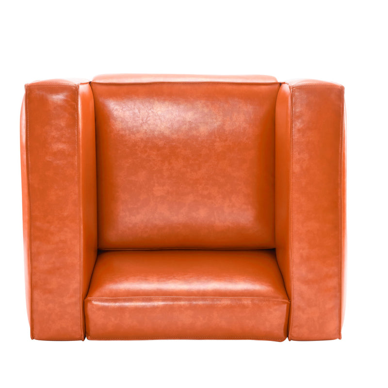 Vortexia - Club Chair With Tuxedo Design