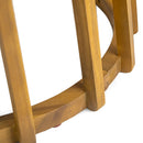 Outdoor Round Top Dining Table, Round Bistro Table - Teak