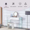 Environmental Protection Minimalist Dresser, Desk, Desktop Computer Desk, With Double Drawer Storage Space, Simple Home, Perfect For Various Styles - White