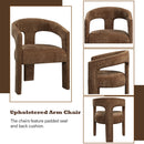 Leonardo - Arm Chair (Set of 2) - Brown Linen