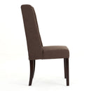 Sophisticated Tufted Dining Chair With High Back Design