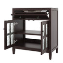 Bathroom Vanity With Ceramic Sink, Adjustable Shelf & Tip Out Tray