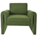 Modern Upholstered Accent Chair, Sturdy Support & Luxurious Comfort