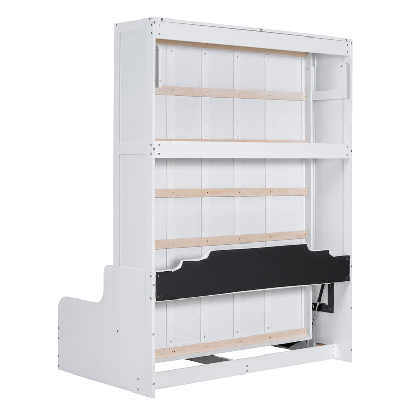 Murphy Wall Bed With Cushion, Space Saving Design, And Construction