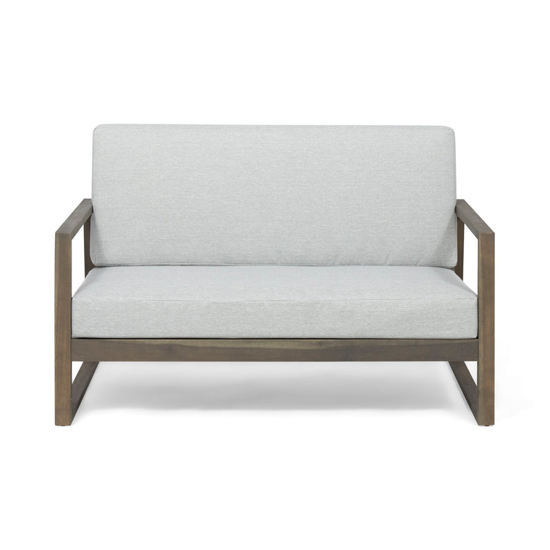 Belgian - Loveseat & Coffee Table Set With Water Resistant Cushions