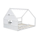 House Bed With Window And Fence