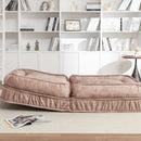 Upholstered Human Dog Bed And Pets, Bean Bag Floor Sofa With Massage Pillow, 5 Adjustable Positions & 2 Soft Pillows