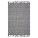 Guros - 6' X 9' Geometric Indoor / Outdoor Area Rug - Gray / White