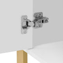 Modern Minimalist TV Stand With 2 Spacious Cabinets