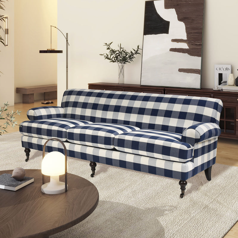 Alana Lawson - Modern Three Cushion Tightback Sofa