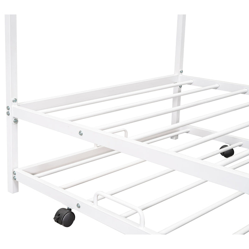 House Bed With Trundle