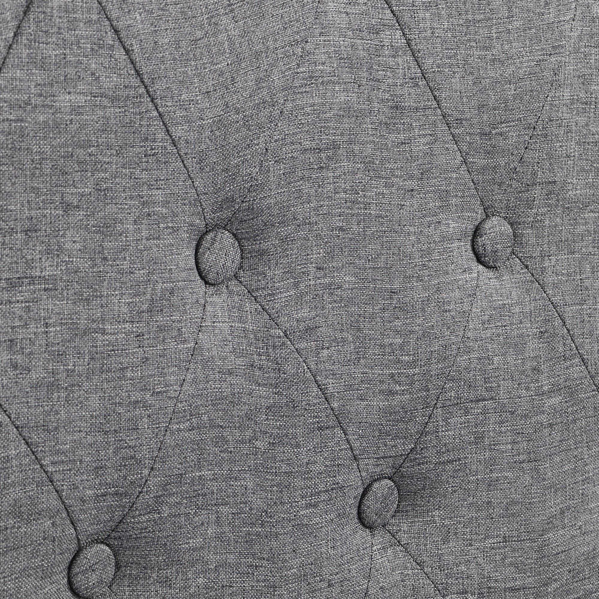 Upholstered Headboard, Adjustable Headboards for King Size Bed, Modern Breathable Fabric with buttons, Adjustable Height from 55.9" to 63.78", Grey Linen - Atlantic Fine Furniture Melbourne FL