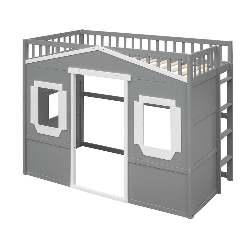 Elegant House Loft Bed With Ladder