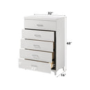 Casilda - Chest - White Finish - Atlantic Fine Furniture Inc