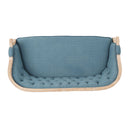 French Country Chesterfield Style Tufted Loveseat