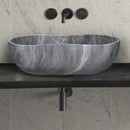 Bathroom Vessel Sink With Wavy Design