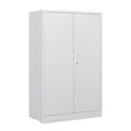 Metal Storage Cabinet With Locking Doors And Adjustable Shelf, Folding Filing Storage Cabinet, Folding Storage Locker Cabinet For Home Office, School, Garage