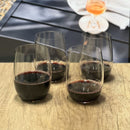 Tritan Hammer - Leadingware Plastic Wine Glasses (Set of 4), Unbreakable 15Oz - Clear