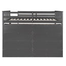 Loft Bed With 8 Open Storage Shelves And Built In Ladder