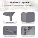 Bathroom Vanity With Integrated Undermount Ceramic Sink, 2 Doors And 1 Drawer, Soft Close Hinges