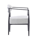 Modern Upholstered Accent Armchair With Pocket Spring Seat