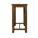 Jax - Bar Table Single Pack (Table And Three Stools) - Dark Walnut