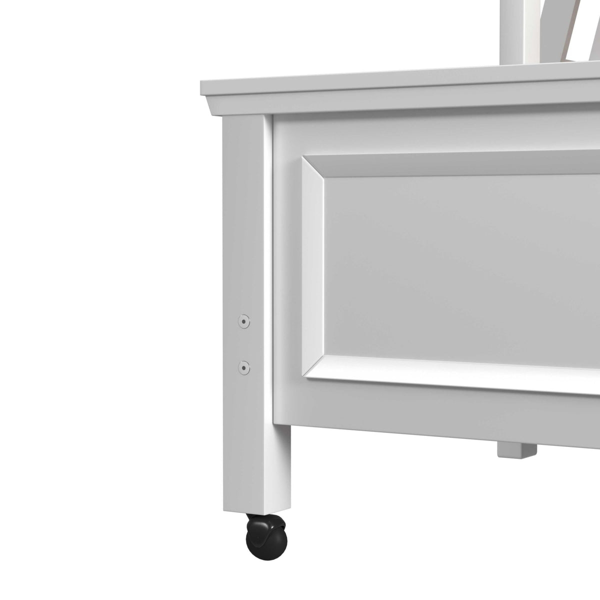 Hampton Kids Loft Bed With Ladder And Desk With Speaker in Black by Elements International, view 14