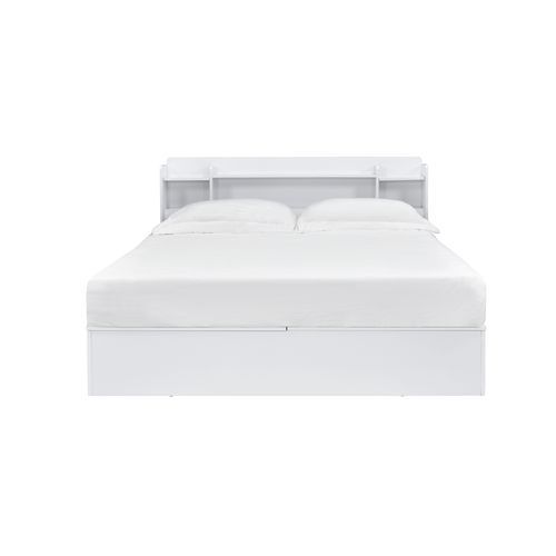 Perse - Queen Bed - White Finish - Atlantic Fine Furniture Inc