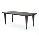 Reflect - Outdoor Dining Table With Rattan Cover - Dark Gray