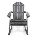 Outdoor Adirondack Rocking Chair With Hand Crafted Details