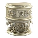 Vatican - Nightstand - Champagne Silver